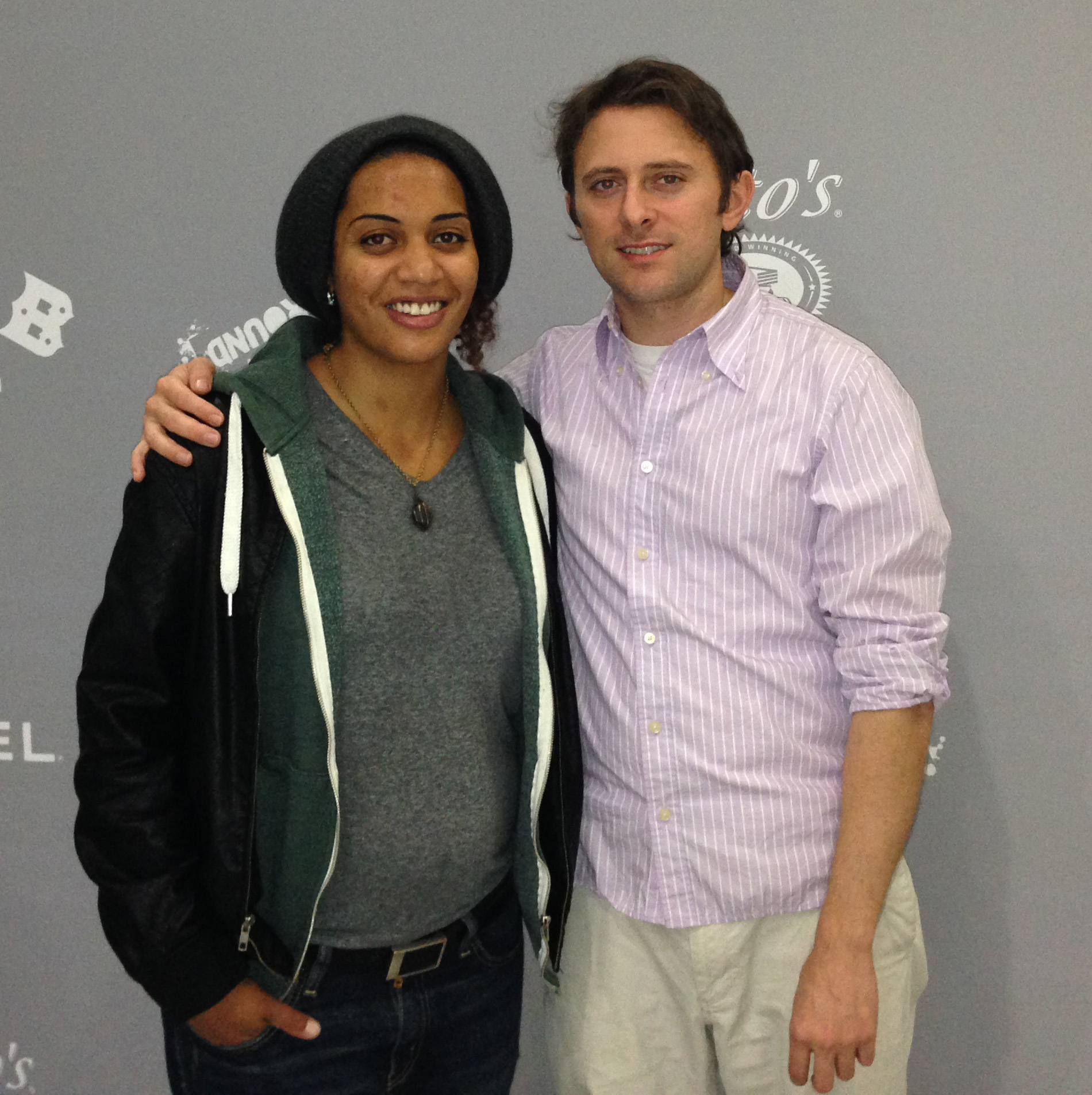 Whitney Mongé and Brian Nunes at premiere